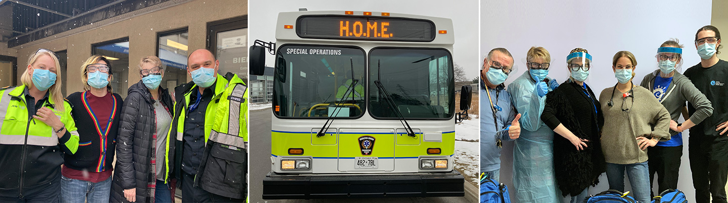 The H.O.M.E Program Bus and Staff